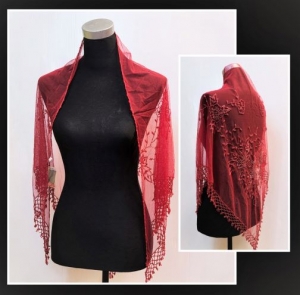 Beaded shawl 124-C